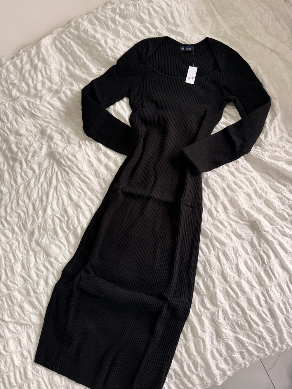 GAP CashSoft Rib Midi Sweater Dress Sz Medium Petite